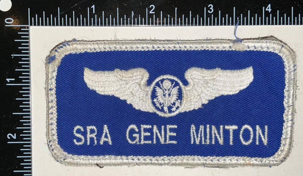 Cold War USAF US Air Force NAMED Air Crew Wings HOOK & LOOP