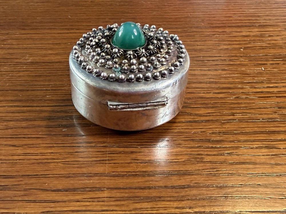 Antique 800 Silver Snuff Box - Well Marked