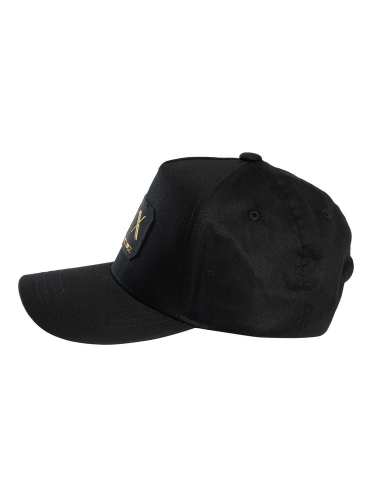 Armani Exchange Men's Box Logo Cap, Black