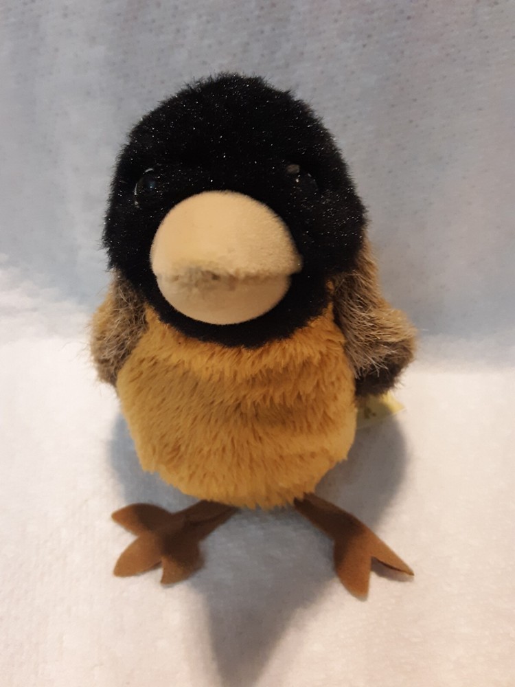 FOLKMANIS MINI ROBIN FINGER PUPPET 4 1/2"