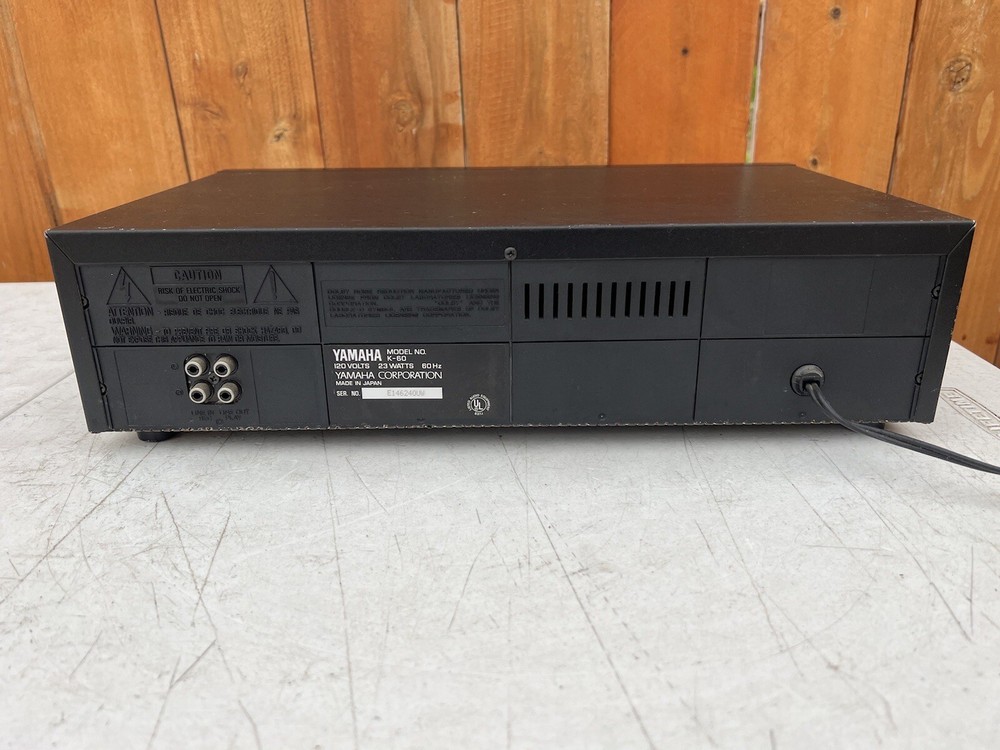 YAMAHA K-60 DOUBLE CASSETTE DECK