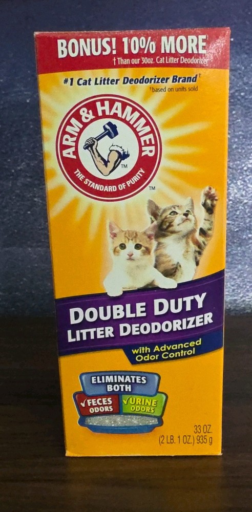 Arm Hammer Double Duty Litter Deodorizer 33 Oz