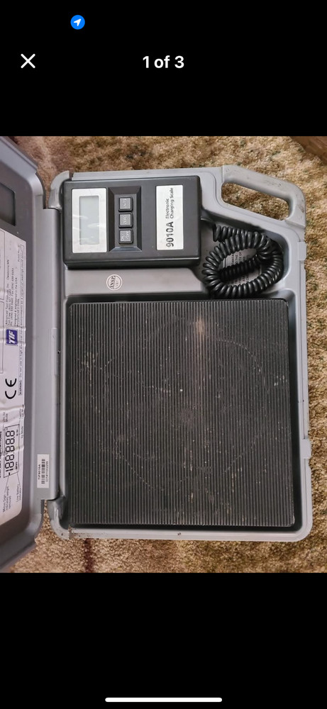 TIF 9010A Slimline Electronic Refrigerant Charging Scale