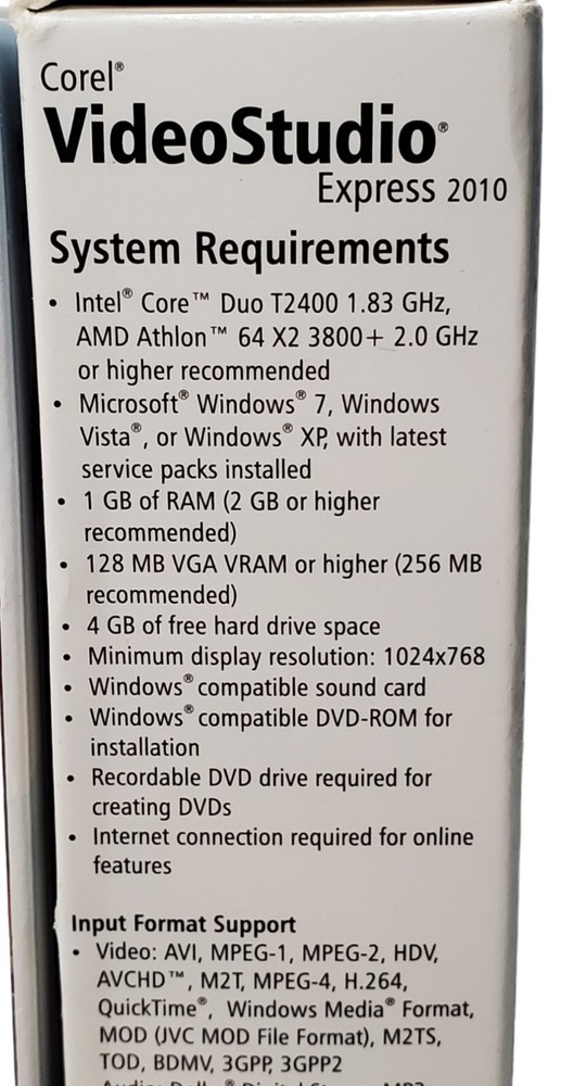 Corel Video Studio Express 2010 New