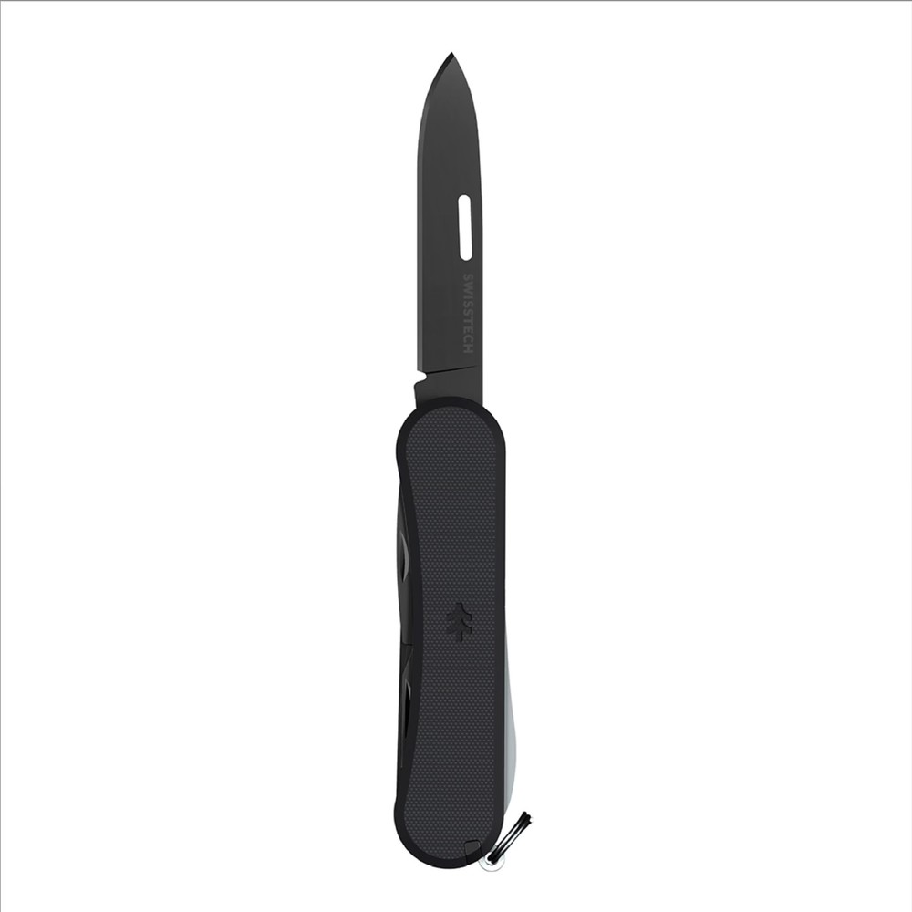 Swiss Tech 11-in-1 Key Ring Multi-Tool with Black Handle