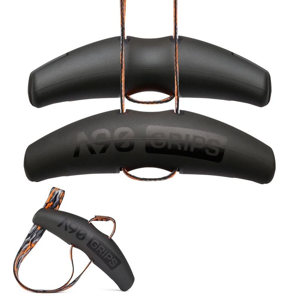 Angles90 Original Pull-Up Grips - Lat Pulldown Attachment - T-Bar Row & Cable...