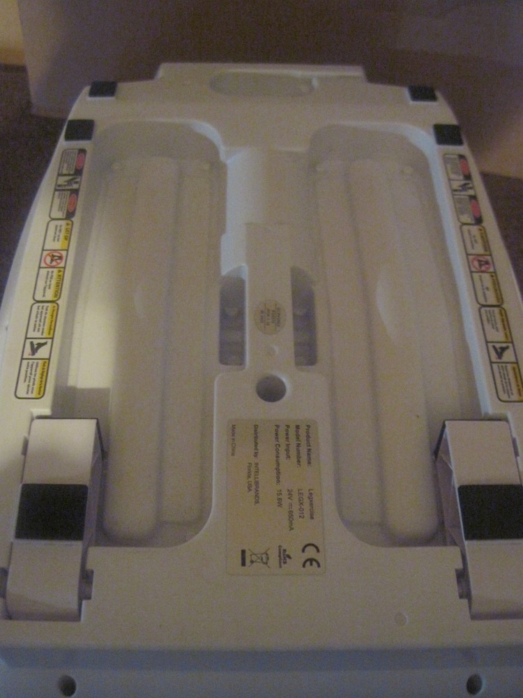 LegXercise Motorized Leg Activator Exercise Machine Power Cord & Wireless Remote