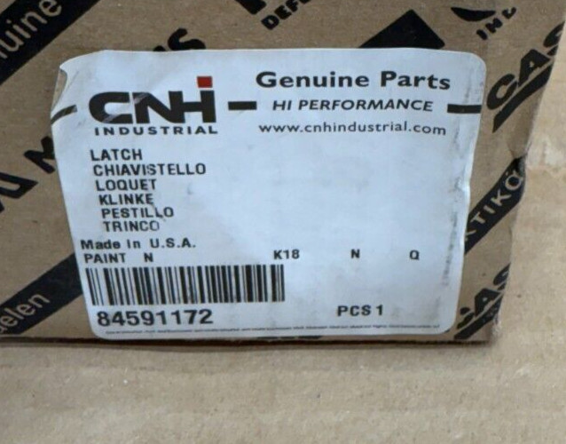 Genuine CNH 84591172 Latch
