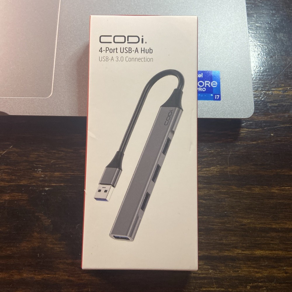 Codi A01113 Slim USB-A 4-port Hub