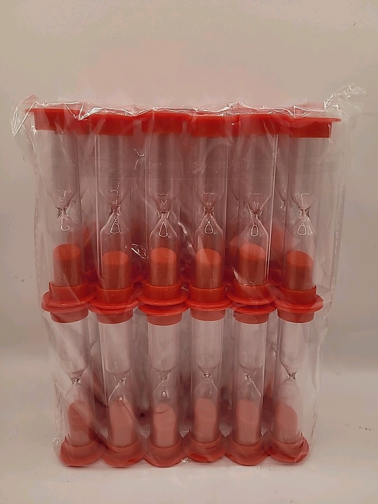 Red Sand Timer 1 Minute 36 Pieces