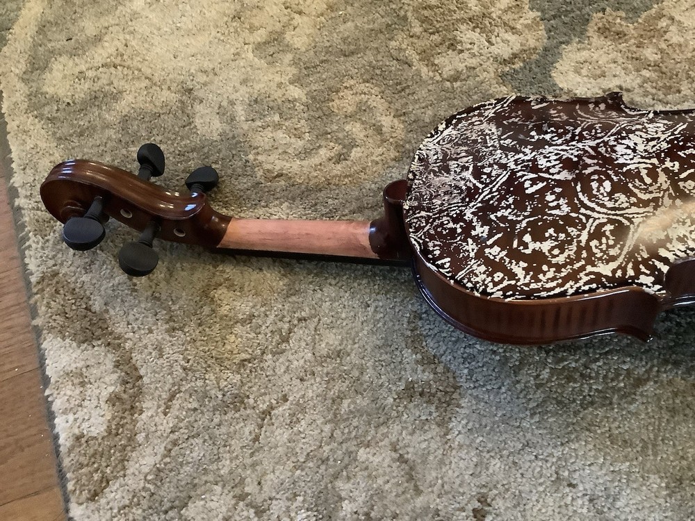 4/4 Violin With Custom Maple Back