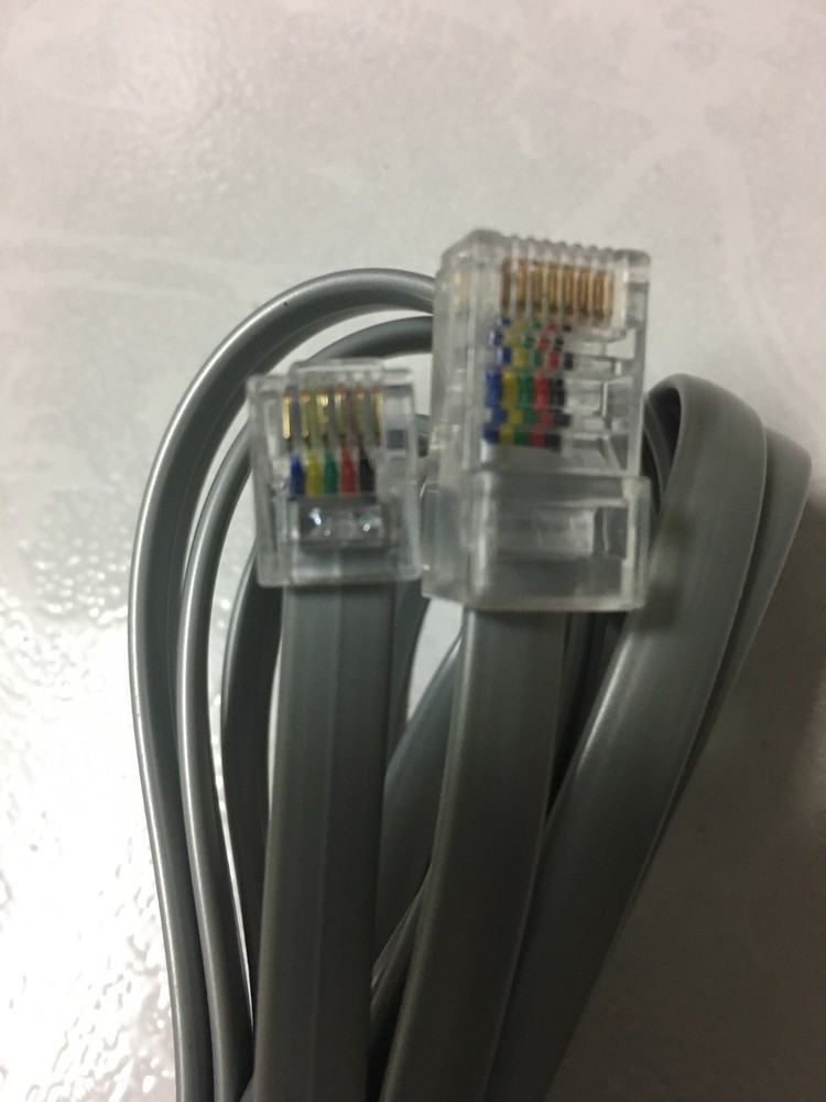 Micros POS IDN Printer Cable 6p/8p 8ft