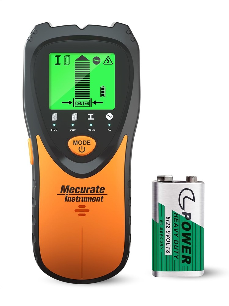 Stud Finder Wall Scanner Sensor - 5 in 1 Electronic Stud with LCD Display & A...