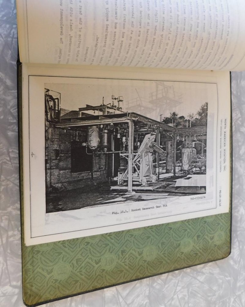 Rare North American Aviation Handbook Rocket Engine Development Space Program V2