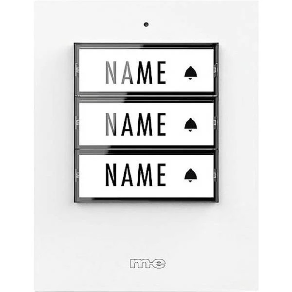 m-e modern-electronics 41358 Wireless Doorbell Illuminated Transmitter,