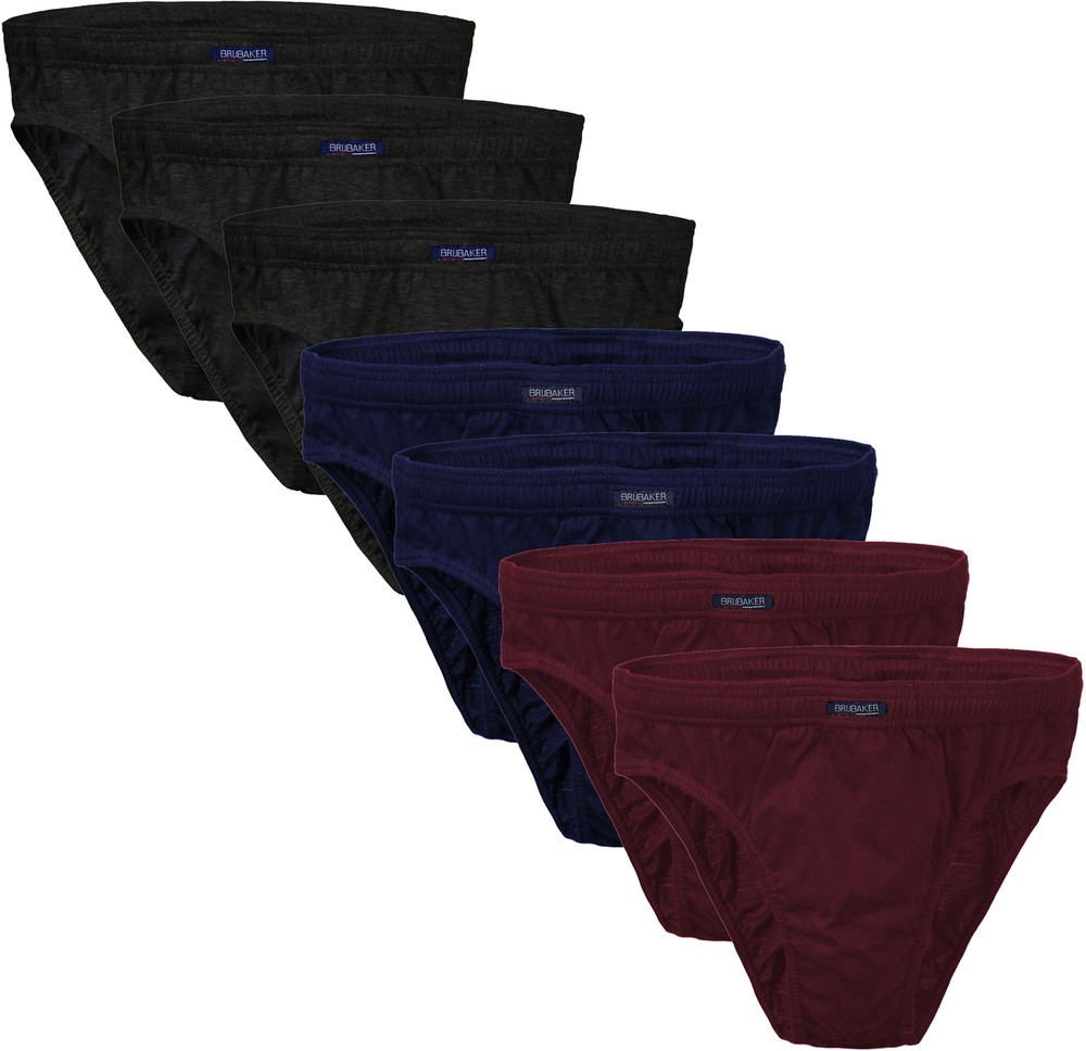 BRUBAKER Men's Basic Sport Brief 7-Pack