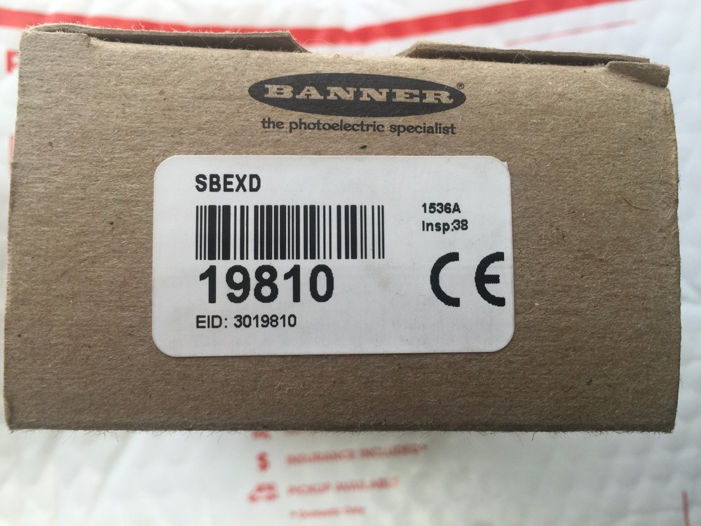 New Banner Engineering SBEXD / 19810 SENSOR