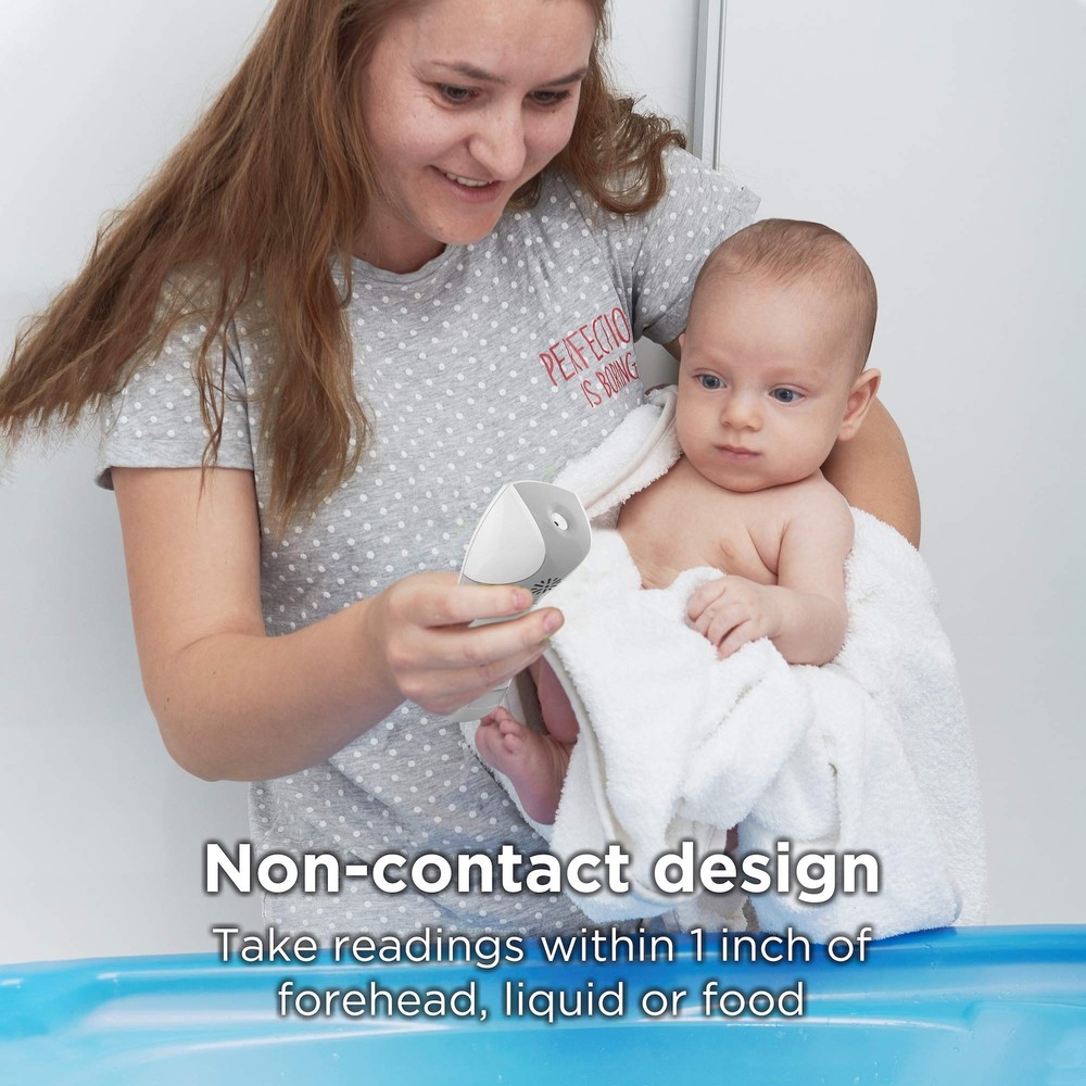 Motorola - Smart Touchless Forehead Thermometer (White)