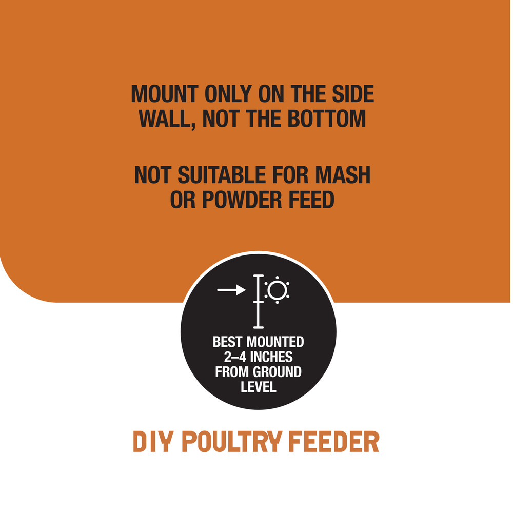 DIY Poultry Feeder Set (85 mm)