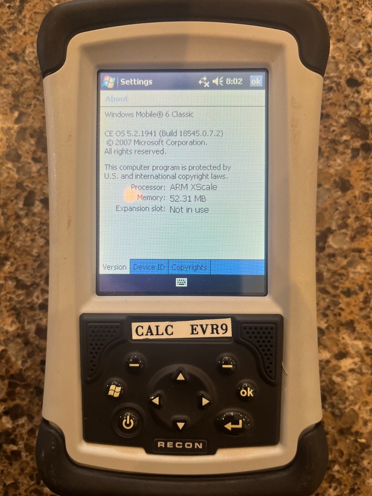 Trimble Recon Rugged Handheld Data Collector