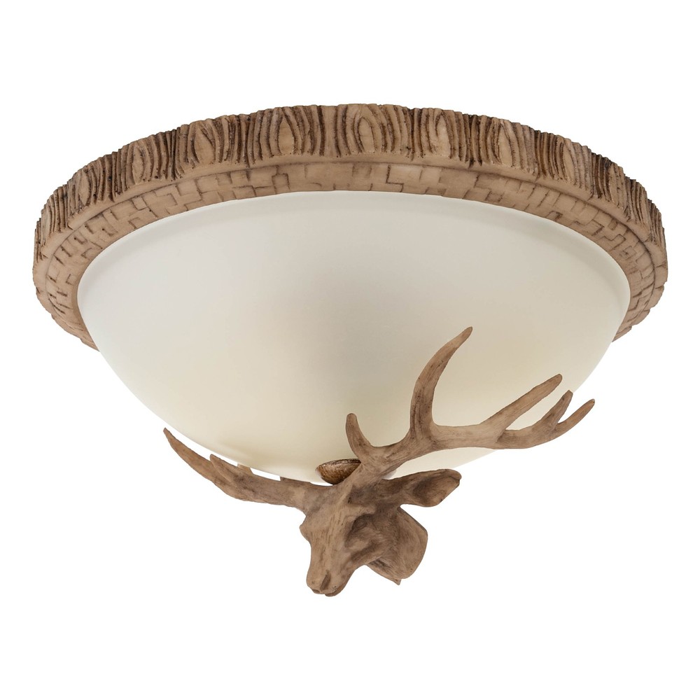 Ceiling Light, Flush Mount Lighting Fixture, 3-Light Ceiling Light Light Brown