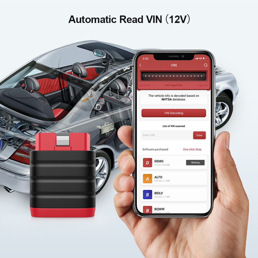Thinkdiag mini All System Bluetooth OBD2 Scanner Car Diagnostic Tool Code Reader
