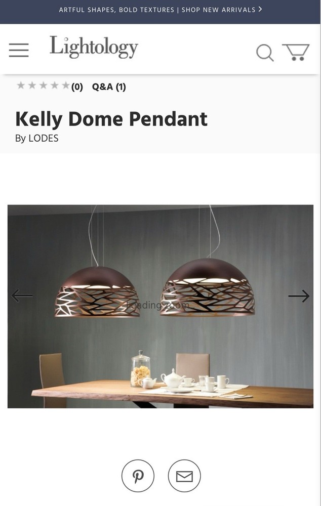 Kelly Dome Pendant