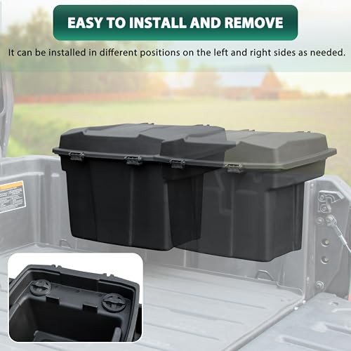 Defender Removable Cargo Storage Box, Double Layer Storage Container with