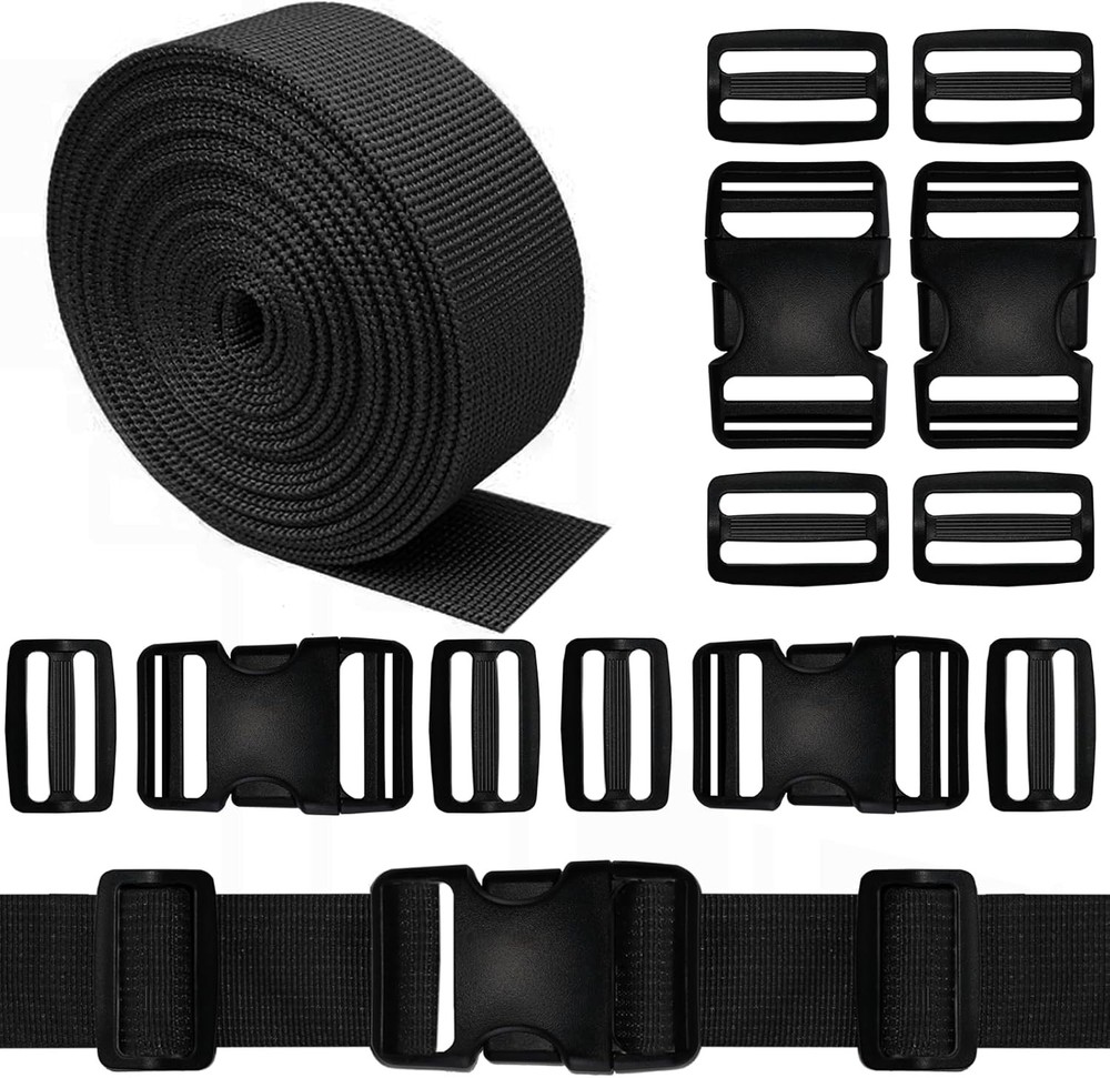 Buckles Straps 1.5 Inch, Webbing 6 Yards, Inch