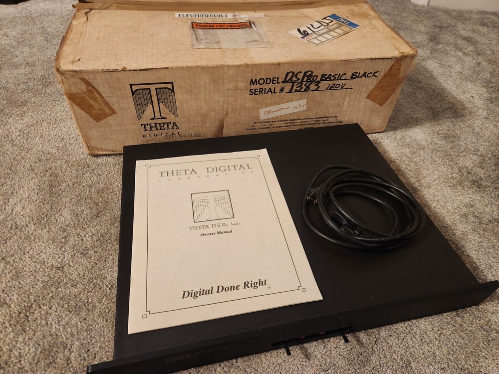 Theta DS Pro Basic Digital Signal Processor Black With Original Packaging Tested