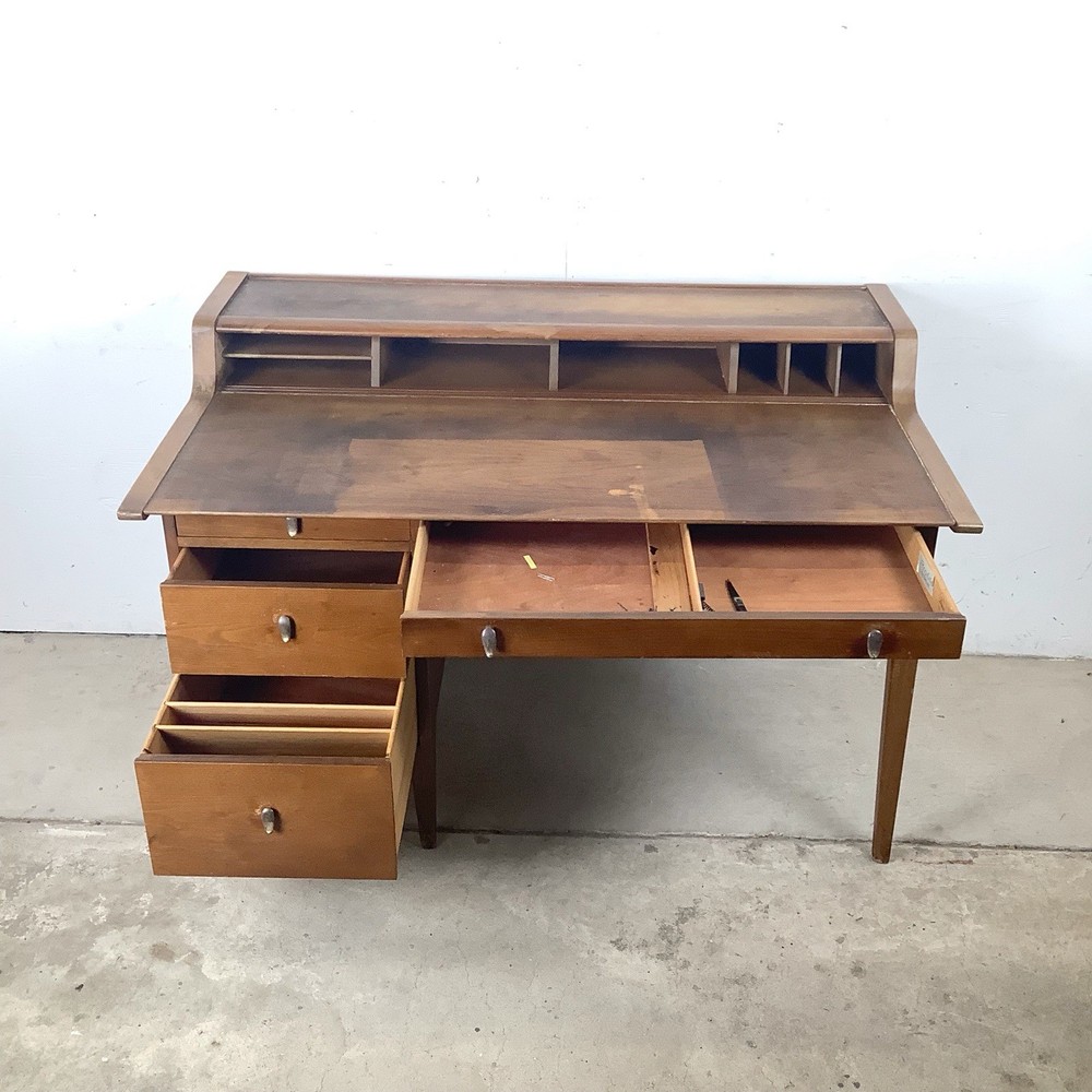 John Van Koert for Drexel Profile Walnut Desk