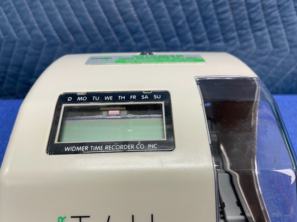 Widmer T-4U Electronic Time Clock & Date Stamp Recorder