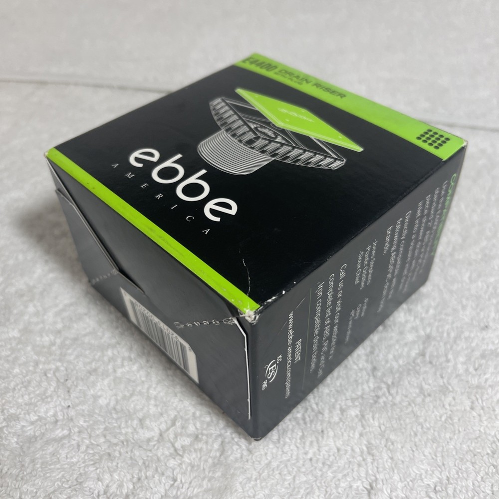 EBBE E4400 DRAIN RISER - BLACK -- Open Box
