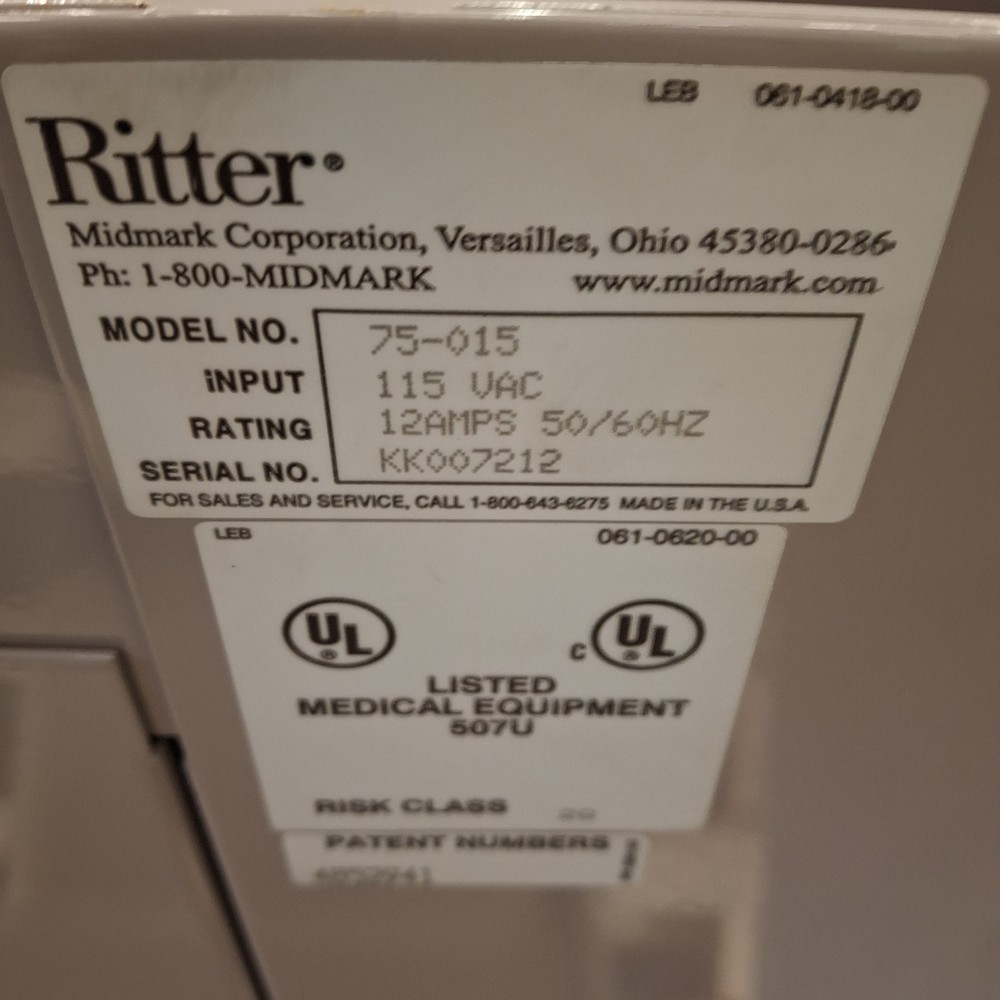 Ritter Evolution 75-015 Exam Chair