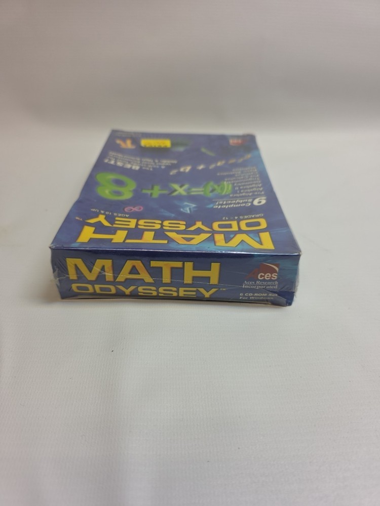 Math Odyssey - 6 Disc Set - PC/CD-ROM Calculus Geometry Algebra Trigonometry