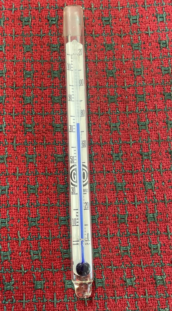 Vintage Advertising Thermometer Powers Regulator Co. Working