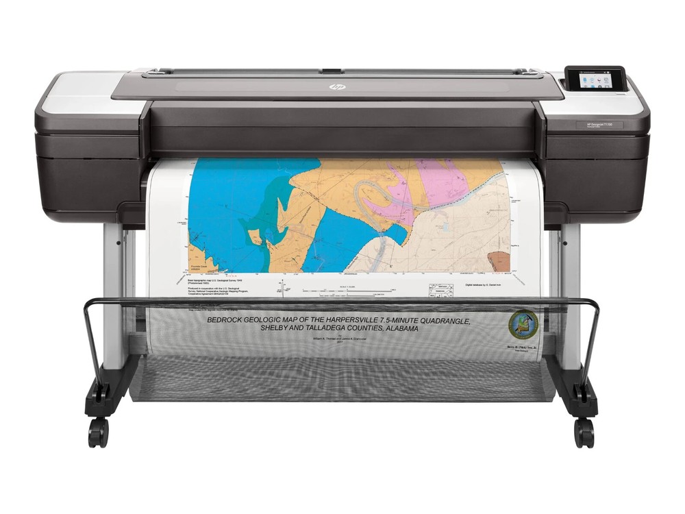 HP DesignJet T1700dr 44" CAD Engineering Plotter GIS Blue Prints Drawings NEW!!