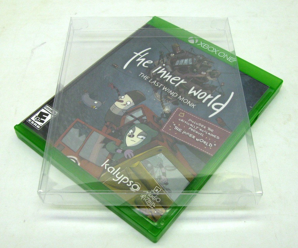 1X MICROSOFT XBOX ONE CIB GAME -CLEAR PLASTIC PROTECTIVE BOX PROTECTORS CASE