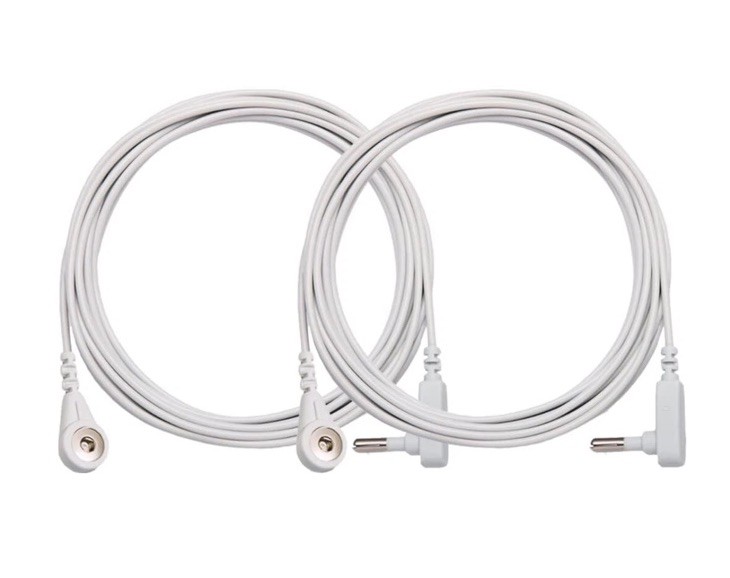 2 Pack Grounding Cords, Replacement Earthing Cable Accessories for Sheet and Mat