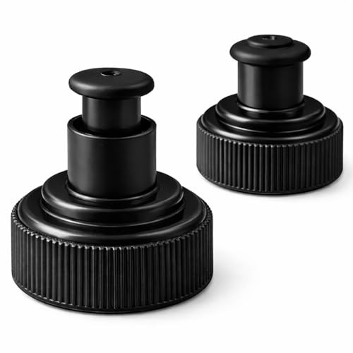 2 Pack Push-Pull Replacement Lid Set Only for the 0 &2 oz Bottles, which 1