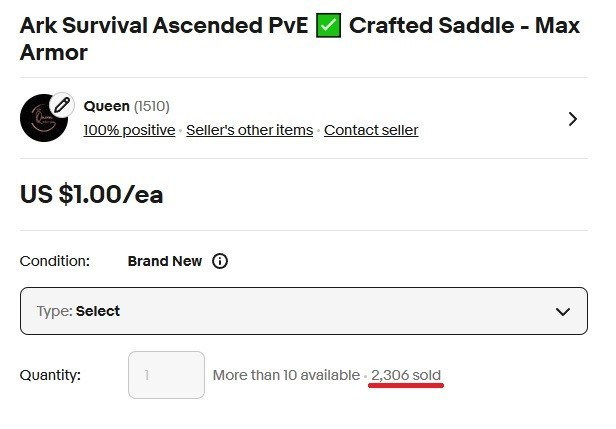 ARK Survival Ascended PvE ✅ Crafted Saddle - Max Armor