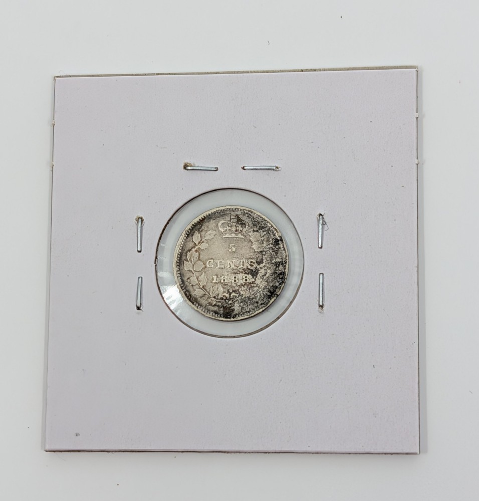 1888- Canada 5 Cents KM#2