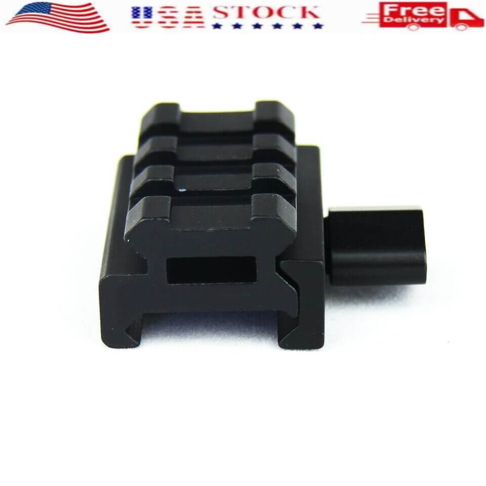 Quick Release Detach 3 Slots Riser Scope Mount for 20mm Picatinny Rail Base