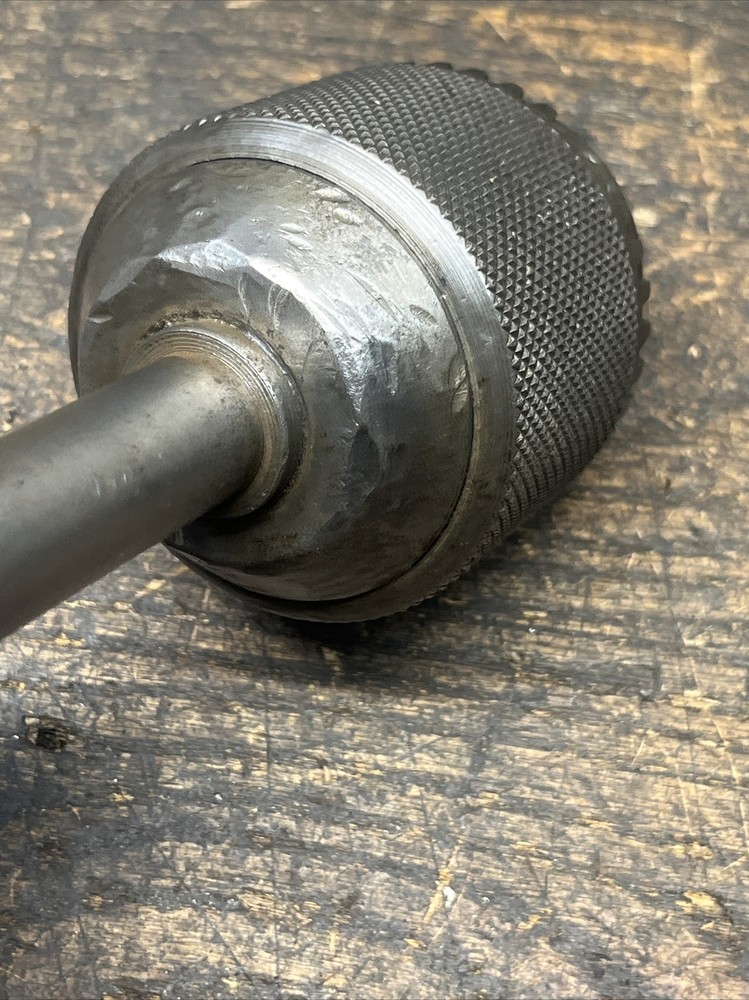 Very Early Jacobs Drill Chuck No 3 Unknown Taper 1/2 Cap ⬇️😎