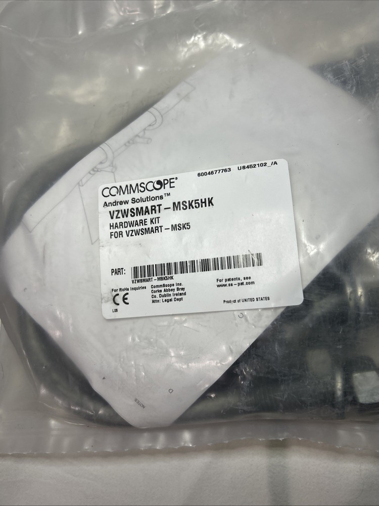 VZWSMART-MSK5 COMMSCOPE CROSSOVER PLATE AND HARDWARE KIT FOR ANTENNA MOUNTS