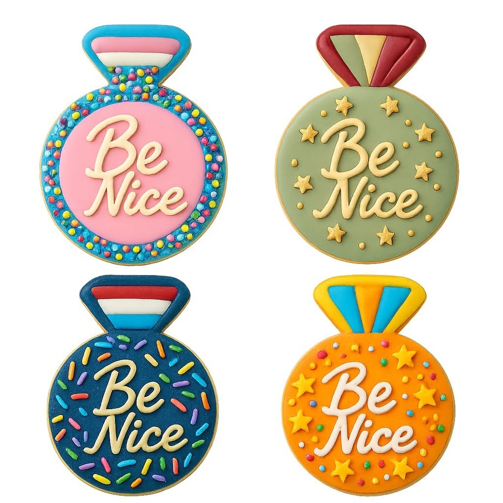 Be Nice Diamond Ring Cookie Cutter 4x3" Creative Kitchen Baking Fun