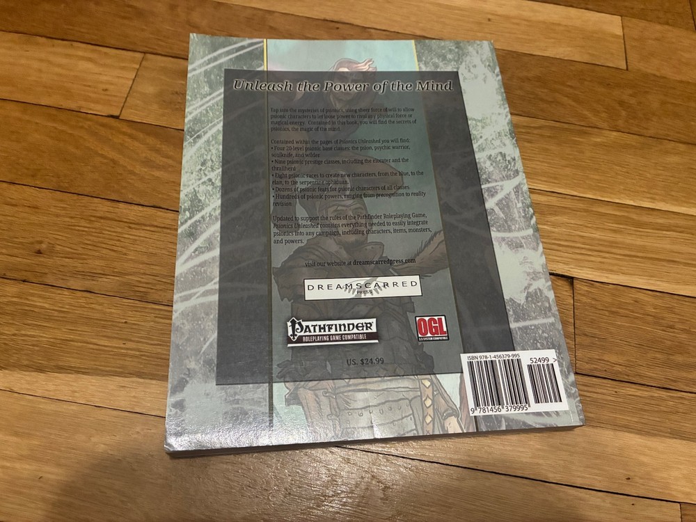 Pathfinder RPG: Psionics Unleashed D&D 3.5 D20