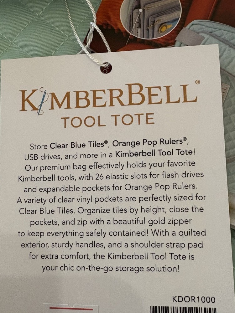 KIMBERBELL Tool Tote & Scissors Case Set