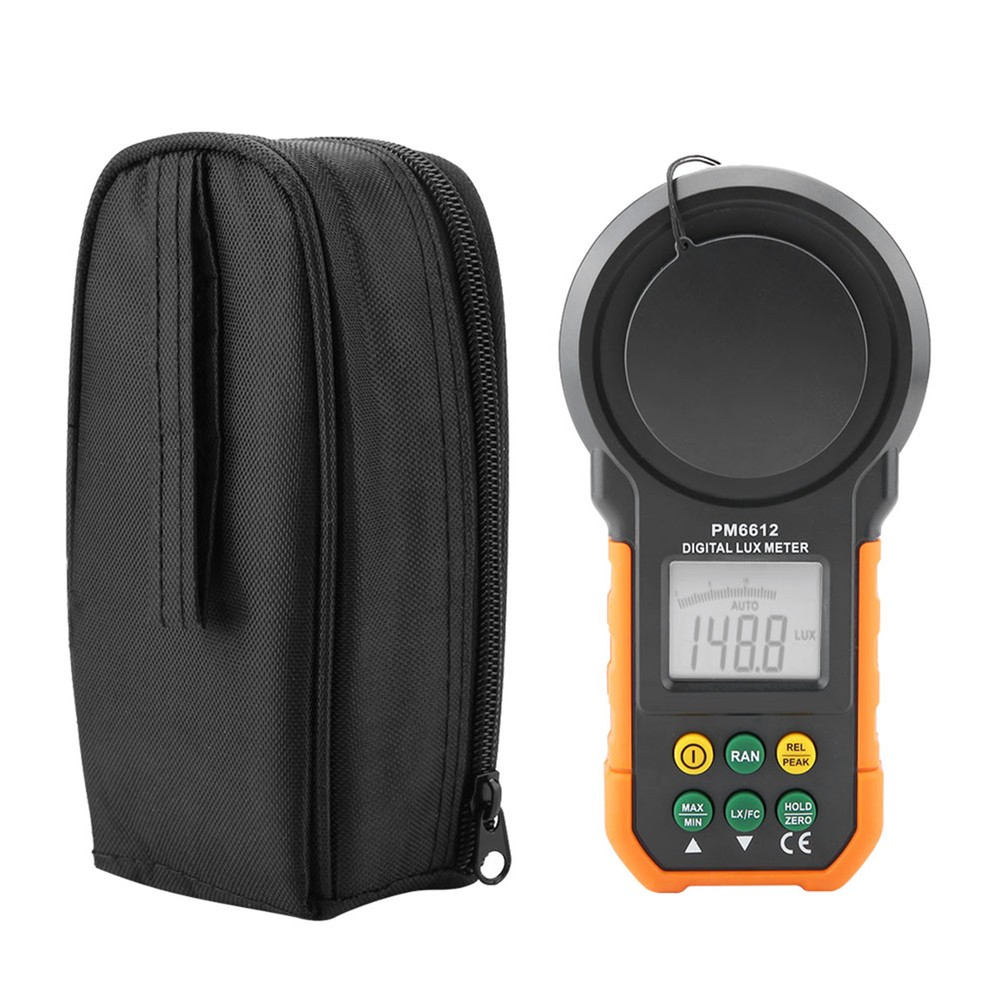 PEAKMETER PM6612 High Digital Light Meter Luxmeter