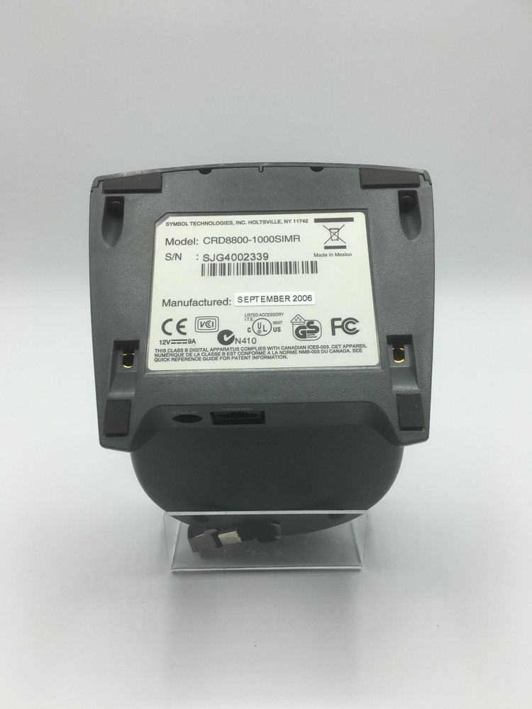Symbol Technologies Charging Cradle (CRD8800-1000SIMR)